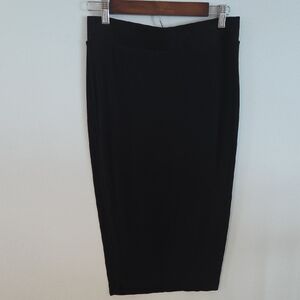 Bar III Classic Black Pencil Skirt